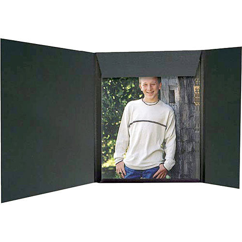 Collector's Gallery Black Presentation Folder for 8 x 10" Print , Model PF5700-810 (Portrait Format) - 25 Folders