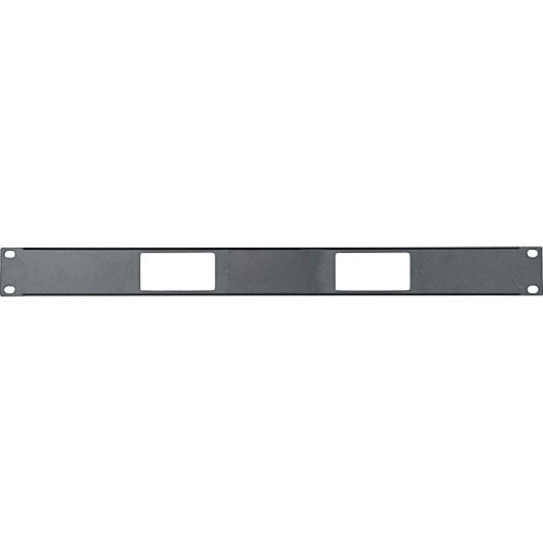 Middle Atlantic DECP-1x2 Decora 1U Panel for (2) Decora Device