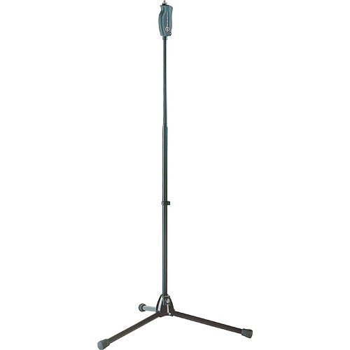 K&M 25680 One-Hand Adjustable Microphone Stand - Measures: 43.30 to 71.65" (1100 to 1820mm) (Black)