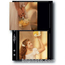 Print File Premium Series-M Archival Storage Page for Prints - 5x5" - Holds 4 Prints - Black Background - 25 Pack