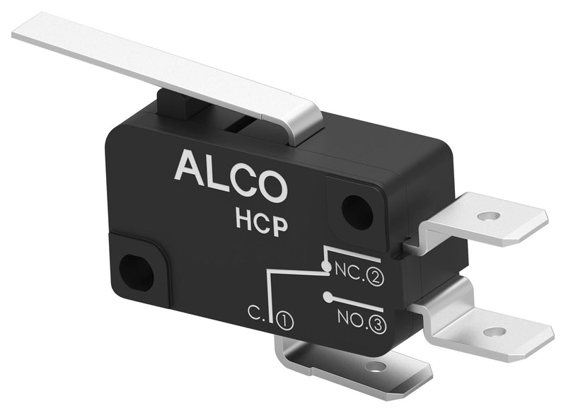 ALCOSWITCH - TE CONNECTIVITY HCP10DTE2L04. MICROSWITCH, SPDT, 10A, 250VAC