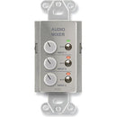 RDL DS-RC3M Audio Mixing Remote Control with Muting (Stainless Steel)