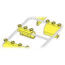 Middle Atlantic CLH-ED8 Cable Ladder End Drop (8", 3 Spools)