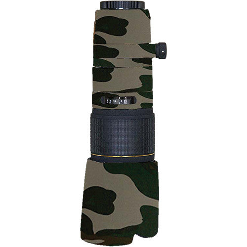 LensCoat Lens Cover for the Sigma 100-300mm f/4 EX DG APO HSM (Forest Green Camo)