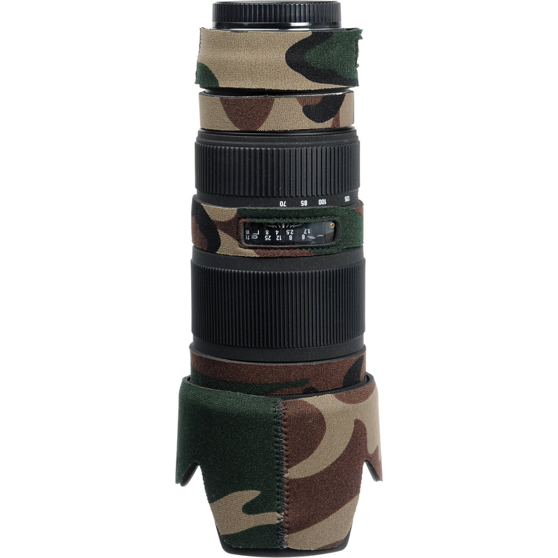 LensCoat Cover for the Sigma 70-200mm EX DG Lens (Forest Green Camo)