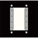 FSR IPS-WP1D-BLK 2 Gang Wall Plate (Black)