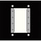 FSR IPS-WP1D-BLK 2 Gang Wall Plate (Black)