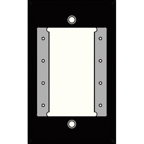 FSR IPS-WP1S-BLK 1 Gang Wall Plate (Black)