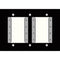 FSR IPS-WP1T-BLK 3 Gang Wall Plate (Black)