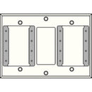 FSR IPS-WP2T-WHT 3 Gang Wall Plate (White)