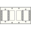 FSR IPS-WP2Q-WHT 4 Gang Wall Plate (White)