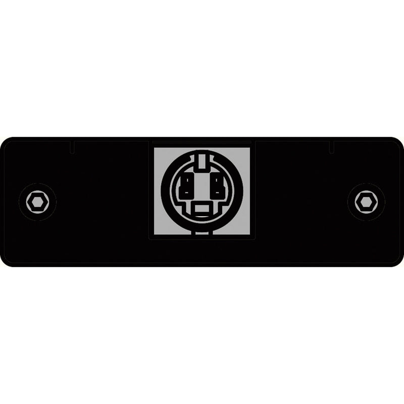 FSR IPS-V310S-BLK S-Video to 2 BNC Tails Insert Plate (Black)