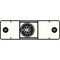 FSR IPS-V311S-WHT S-Video to S-Video Bulkhead Insert Plate (White)