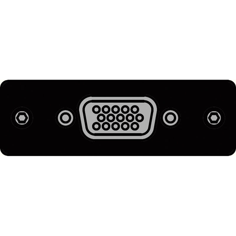 FSR IPS-V410S-BLK HD-15 to HD-15 Female Insert Plate (Black)