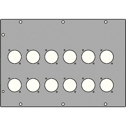 FSR FL-1500-X12P 12 XLR Large Plate