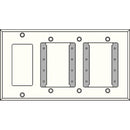 FSR IPS-WP3Q-WHT 4 Gang Wall Plate (White)