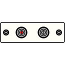 FSR IPS-A222S-WHT  IPS Audio Insert (White)