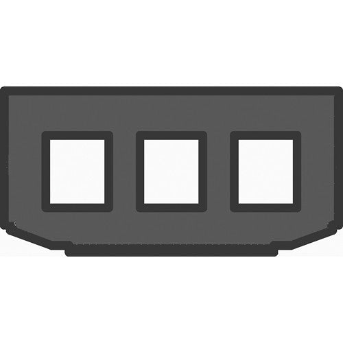 FSR T6-SB-3SS Small Section Bracket for 3 Snap In Connectors