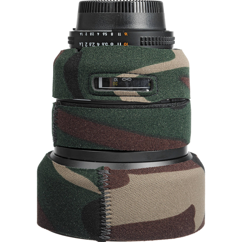 LensCoat Lens Cover for Nikon 85mm f/1.4 D IF Lens (Forest Green Camo)