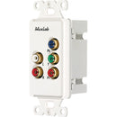 MuxLab Component Video/Stereo Audio Wall Balun (US)