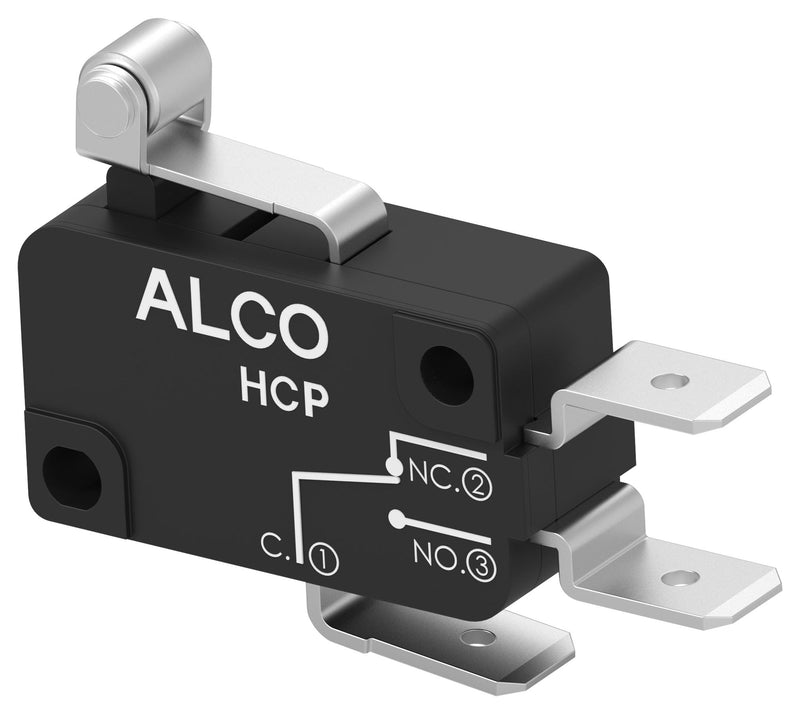 ALCOSWITCH - TE CONNECTIVITY HCP16DTE5S04. MICROSWITCH, SPDT, 16A, 250VAC