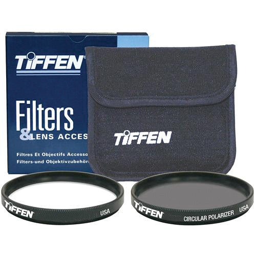 Tiffen 72mm Ultra Clear and Circular Polarizer Filter Kit