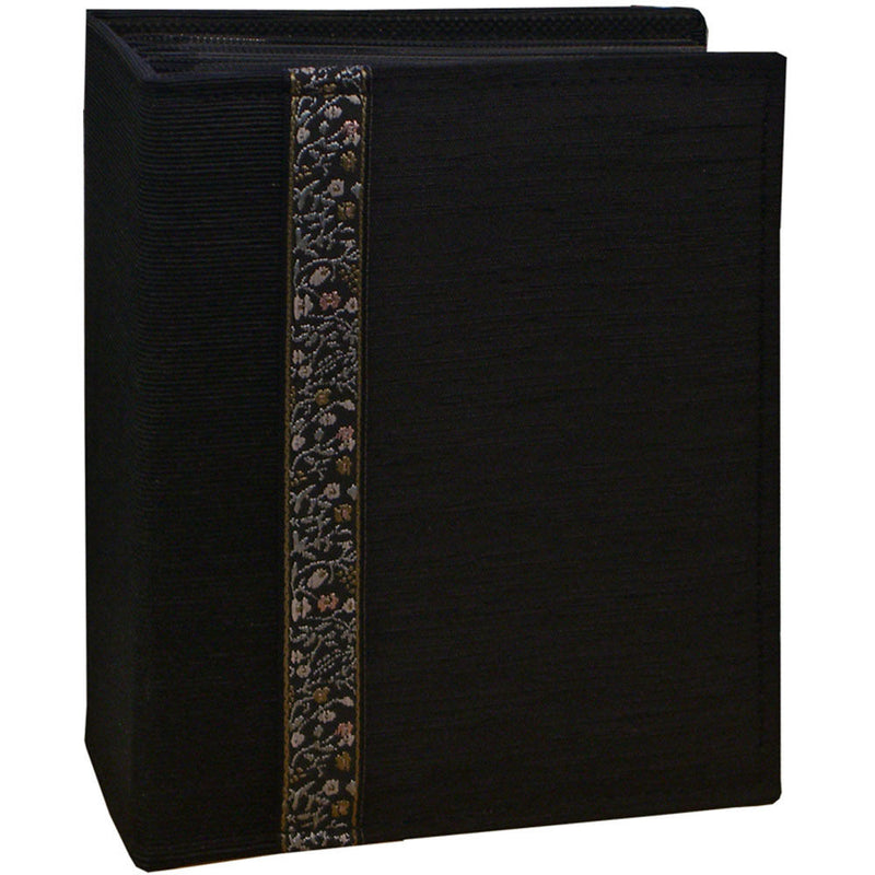 Pioneer Photo Albums TF4100-BK Tone-on Tone Fabric Photo Album (Black)