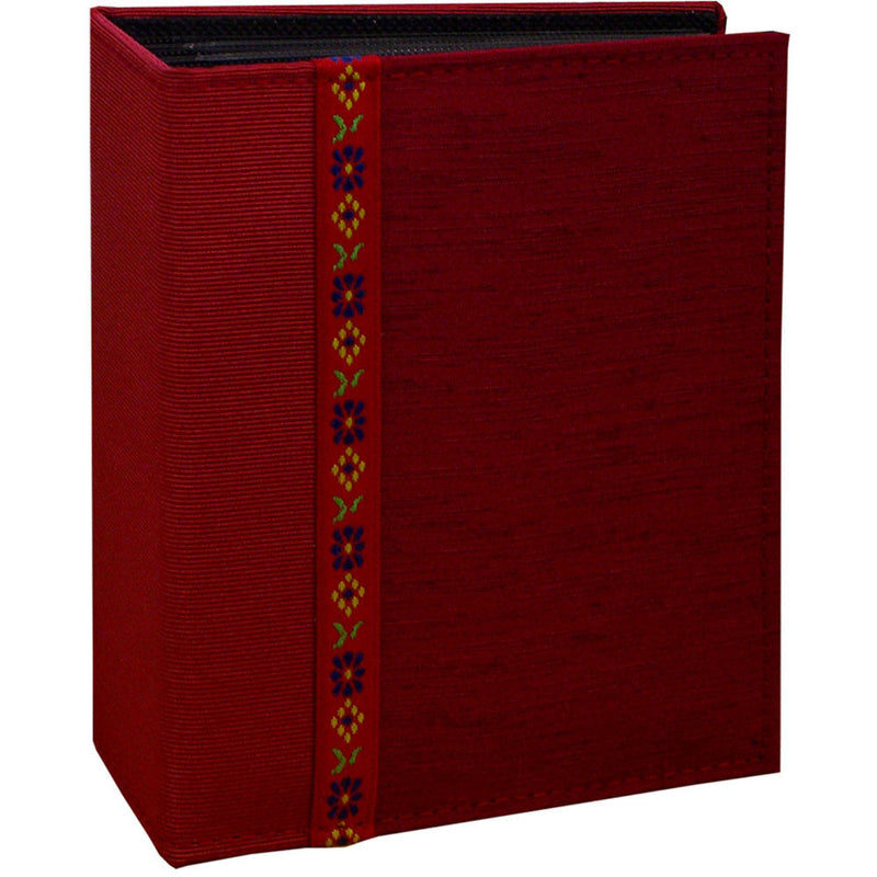 Pioneer Photo Albums TF4100-R Tone-on Tone Fabric Photo Album (Red)