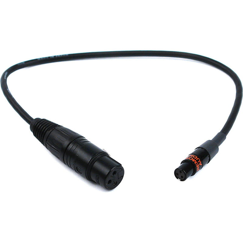 Remote Audio XLR 3-pin Female to TA 3-pin Female Balanced Audio Cable - 1'