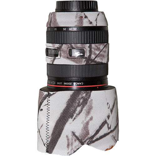 LensCoat Lens Cover for Canon 24-70mm f/2.8L (Realtree AP Snow)