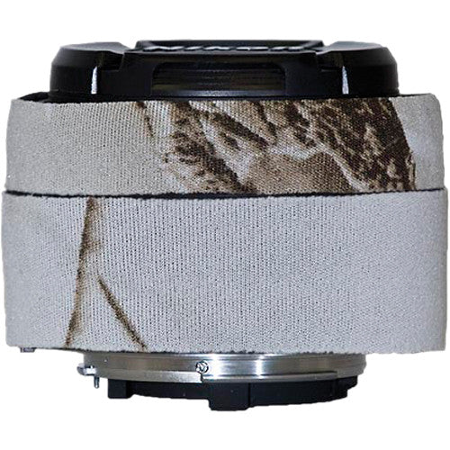 LensCoat Lens Cover for Nikon 50mm f/1.8D AF Lens (Realtree AP Snow)