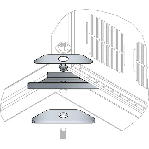 Middle Atlantic BGR-ISO-Z4 Seismic Floor Anchor Kit