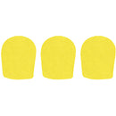 WindTech 900 Series Windscreens for 1-5/8" Diameter Microphones (3 Pack, Yellow)