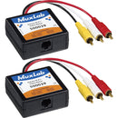 MuxLab Stereo Hi-Fi / Video Balun 2-Pack Kit