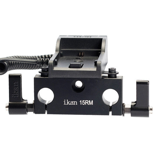 ikan BMC-PWR-2RD-S Blackmagic Dual Rod Mount for Sony "L" DV Batteries