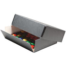 Print File 8.5 x 10.5 x 3" Drop-Front Metal Edge Archival Storage Box (Gray)