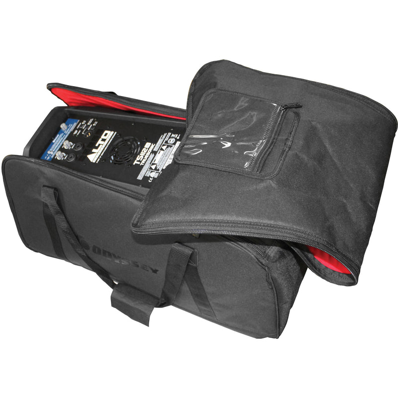 Odyssey BRLSPKSM Redline-Series Small Sized Bag for 12" Molded Speakers (Black)