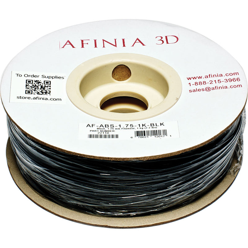 Afinia Value-Line ABS Filament for Afinia 3D Printers (Black, 1.75mm)