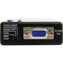 StarTech VID2VGATV2 Composite and S-Video to VGA Video Scan Converter with Scaler (Black)