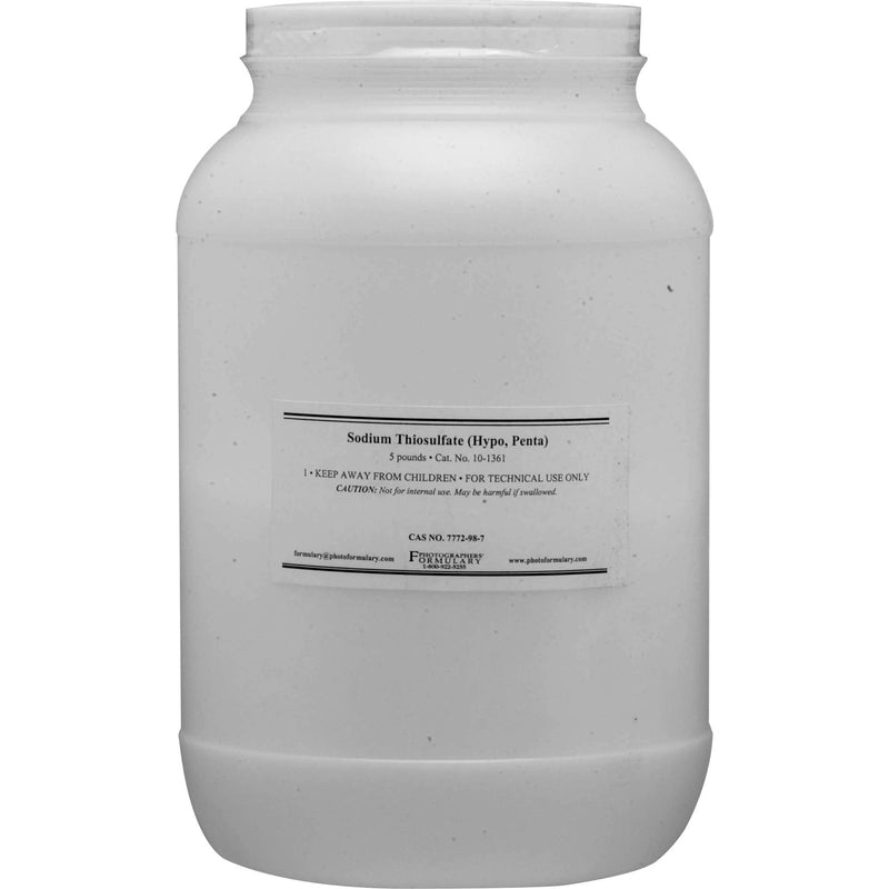 Photographers' Formulary Sodium Thiosulfate (Hypo) Penta (Prismatic Rice) - 5 lbs