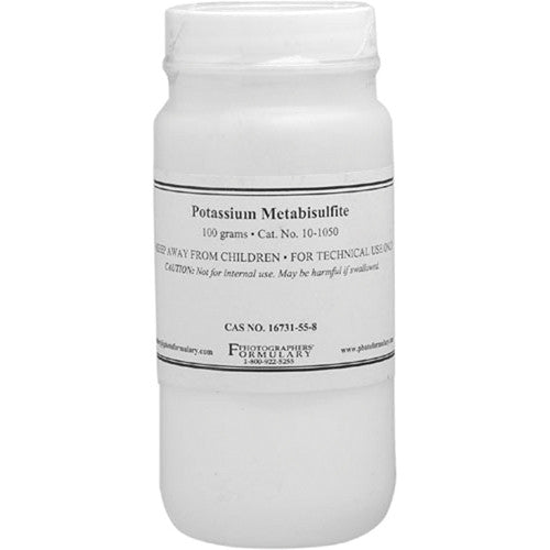 Photographers' Formulary Potassium Metabisulfite - 100 Grams