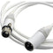 Canare Starquad XLRF-XLRM Cable (White, 25')