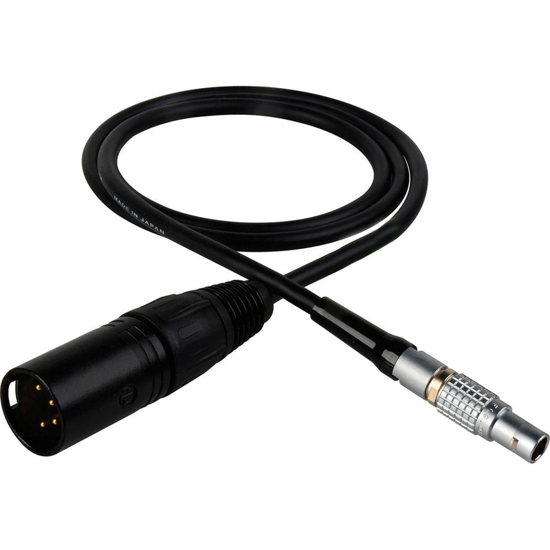 TecNec 2-Pin LEMO to 4-Pin Male XLR Teradek Power Cable for Teradek Series Cube (18")