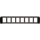 Camplex 90 2RU 8-Position Empty Rack Frame (Flat Front)