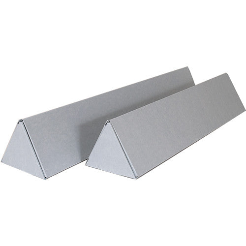 Archival Methods 30.1" Triangular Roll Storage Boxes (3-Pack, Blue/Gray)