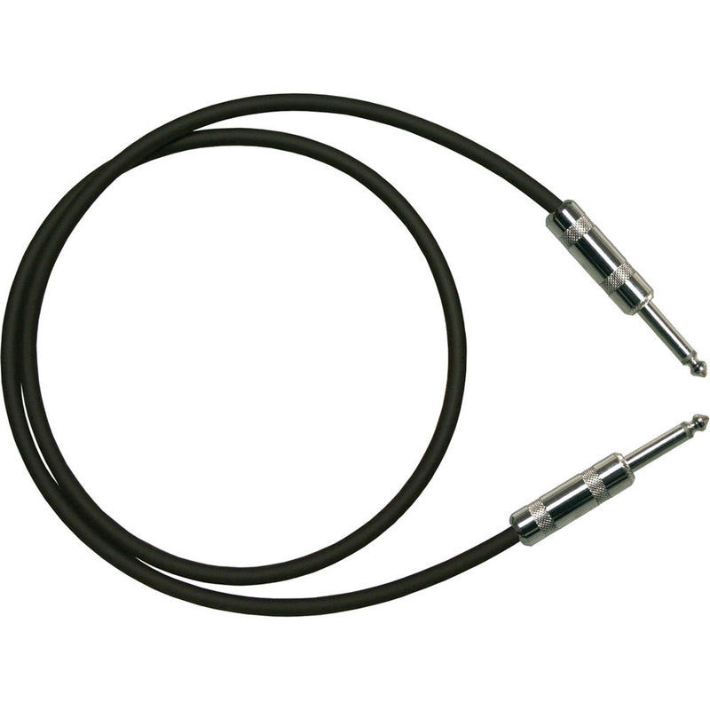 RapcoHorizon G1 Instrument Cable 1/4 to 1/4" TS (3', Black)