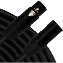 RapcoHorizon HOGMPRO-30 - Studio Series Gold PRO XLR Female to XLR Male Microphone Cable (30', Black)