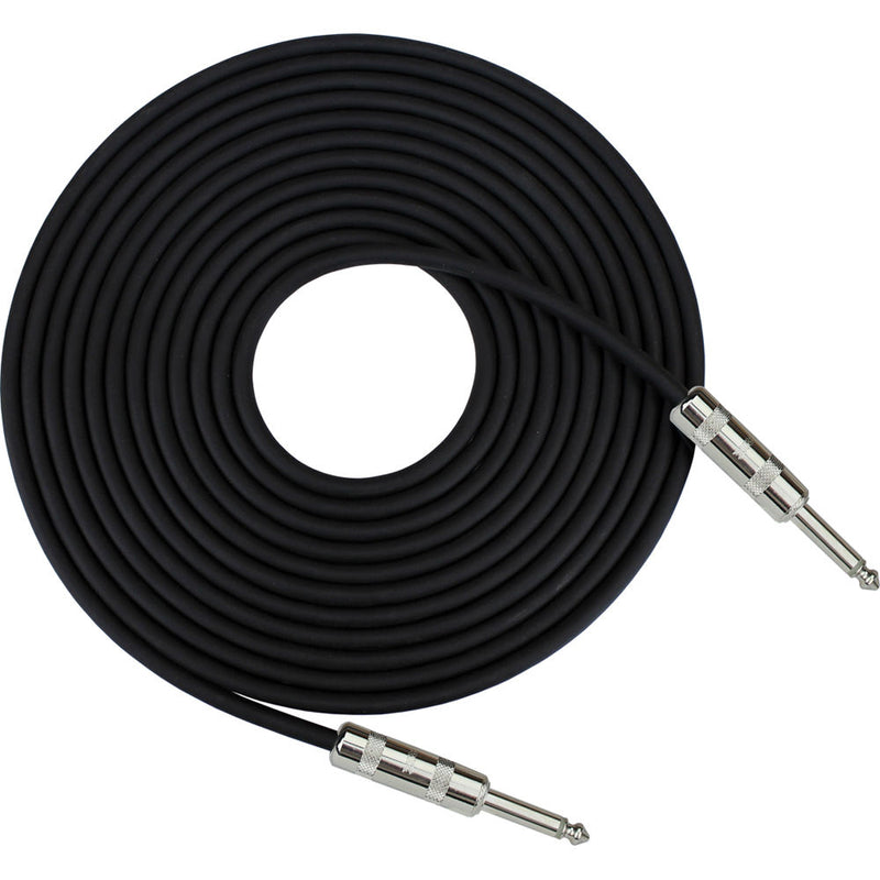 RapcoHorizon H Speaker Cable - 1/4" Male to 1/4" Male (50', Black)