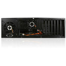 iStarUSA D-300-FS 3U Compact Stylish Rackmountable Chassis (Black Bezel)