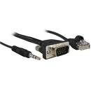 Comprehensive Pro AV/IT Series Micro VGA Male to Male with Audio and LAN Cable (Black, 10')